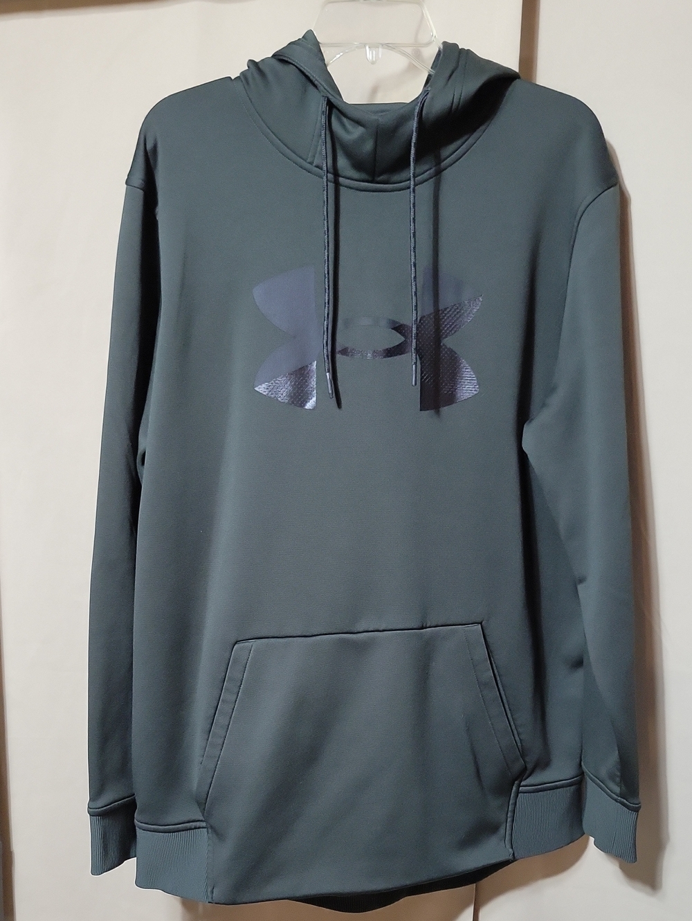 Under Armour Men's Slate Green Hooded Pullover Sweatshirt